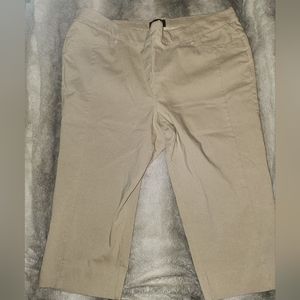 Kakhi capris for women